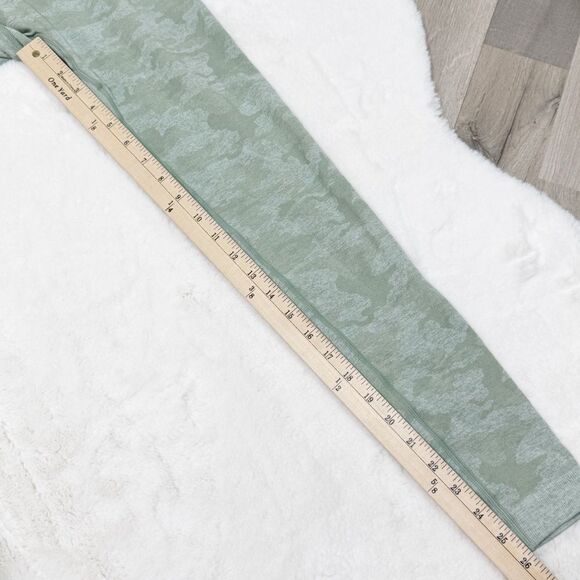 Gymshark Adapt Camo Seamless Leggings Green Small High Rise Ankle - Picture 11 of 12